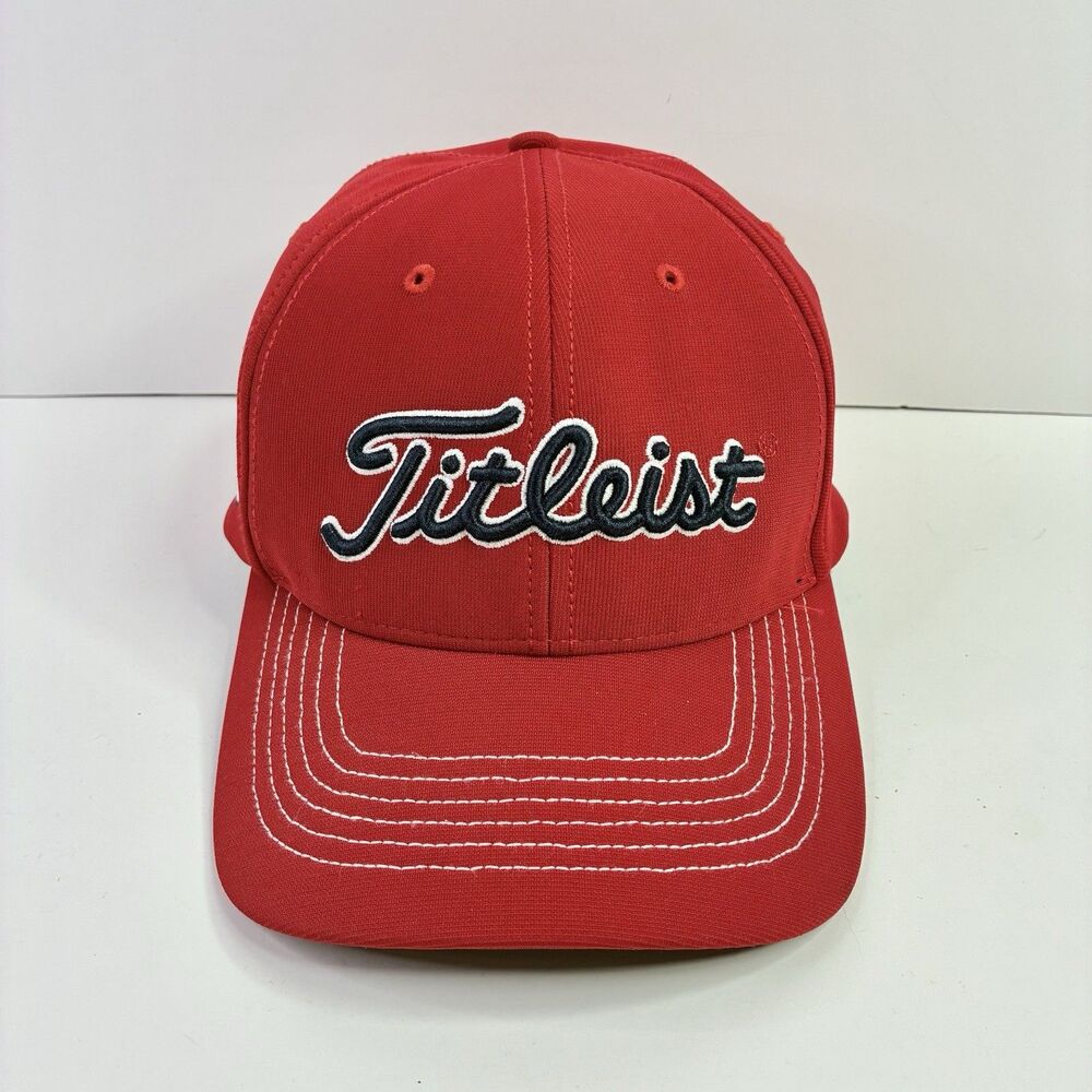 Titleist St. Louis Cardinals 47 Brand Fitted Hat Cap Size L/XL Red Golf Hat